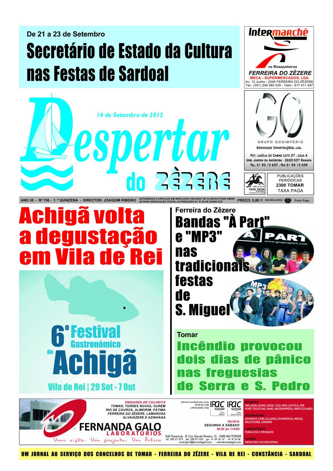 Capa do número 756 de 14 de setembro de 2012