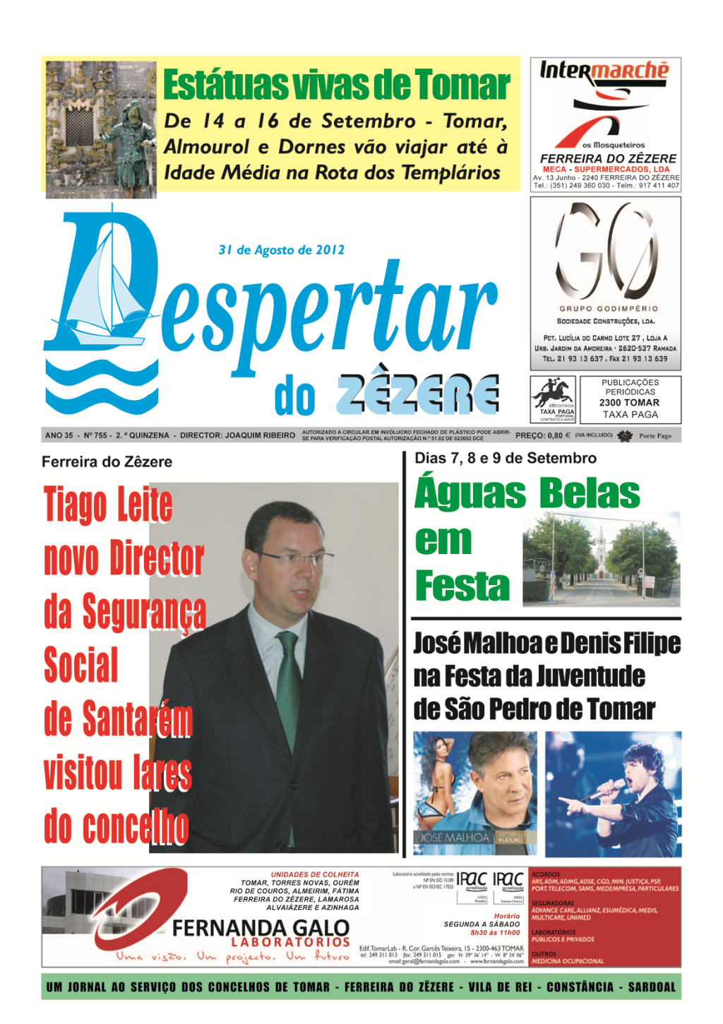 Capa do número 755 de 31 de agosto de 2012