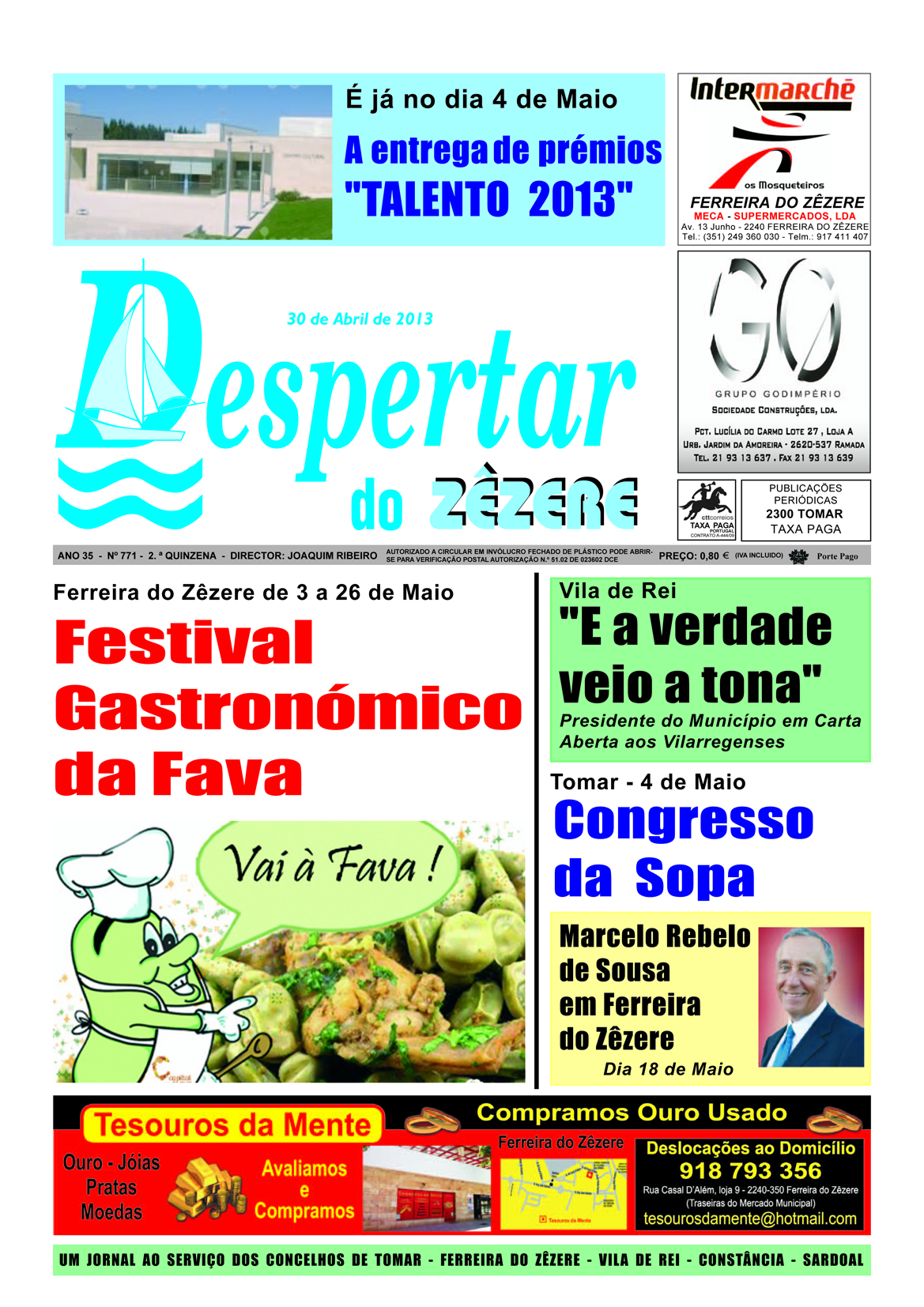 Capa do número 771 de 30 de abril de 2013