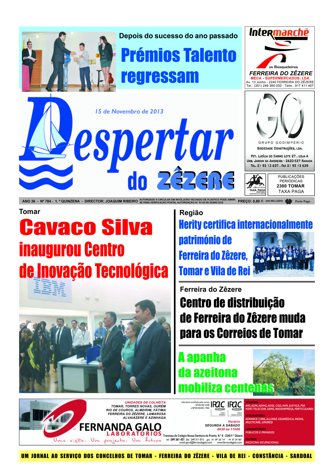 Capa do número 784 de 15 de novembro de 2013