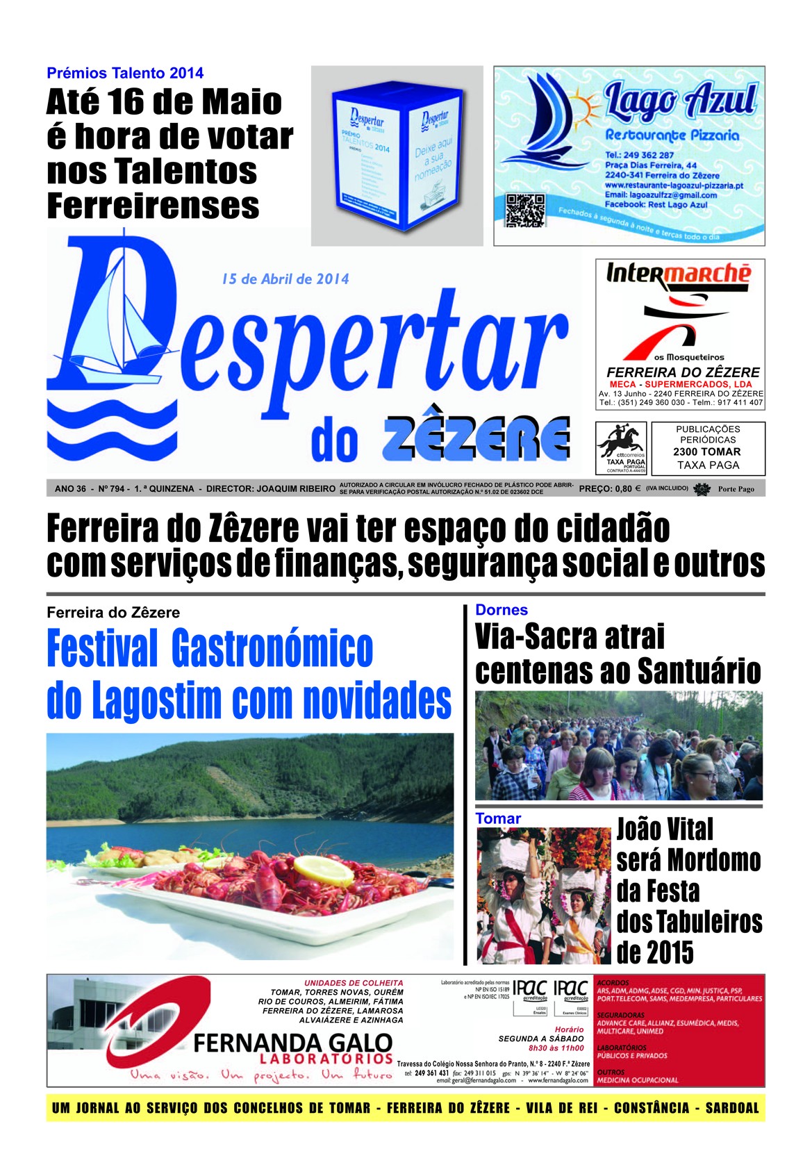 Capa do número 794 de 15 de abril 2014