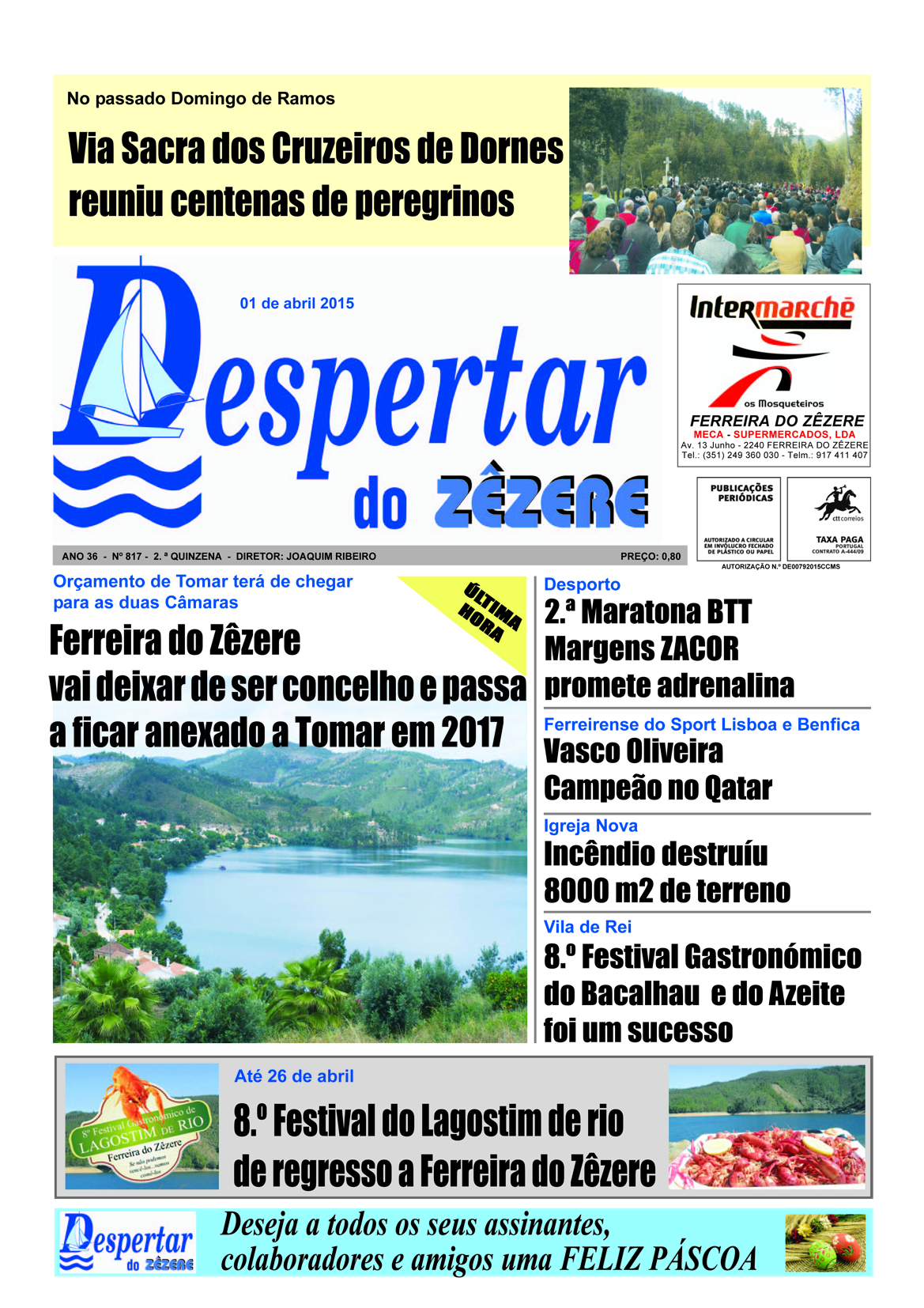 Capa do número 817 de 1 de abril de 2015