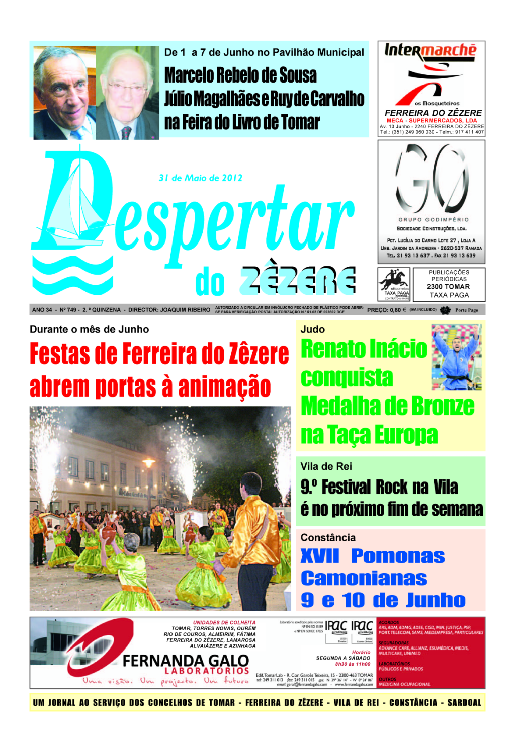 Capa do número 749 de 31 de maio de 2012